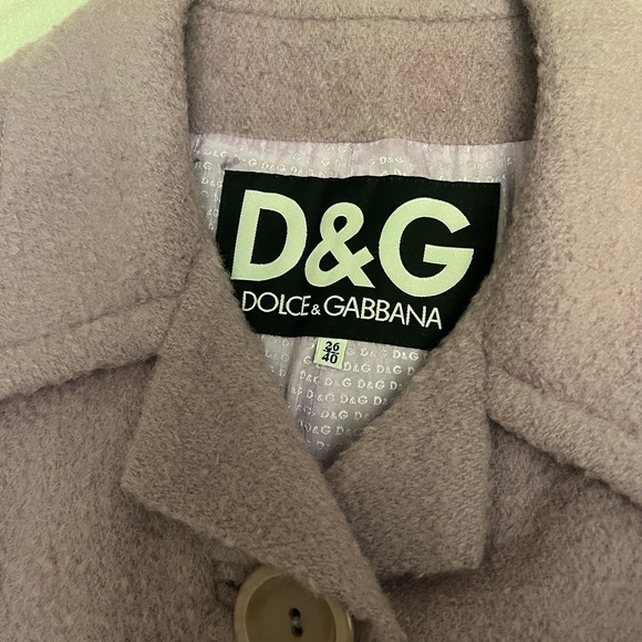 D&G lilac wool coat IT 40 - Picture 2 of 5